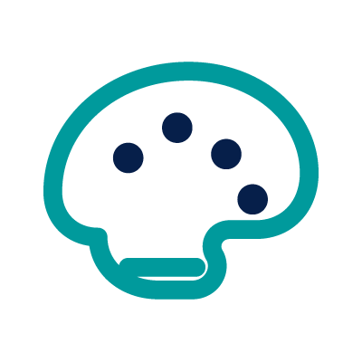 Branding and printing icon for business marketing materials