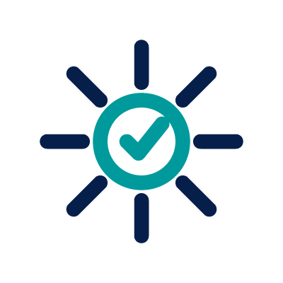 Business automation icon for workflow and productivity solutions
