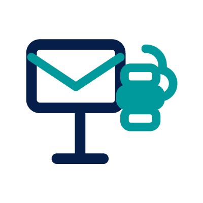 Professional email and hosting icon